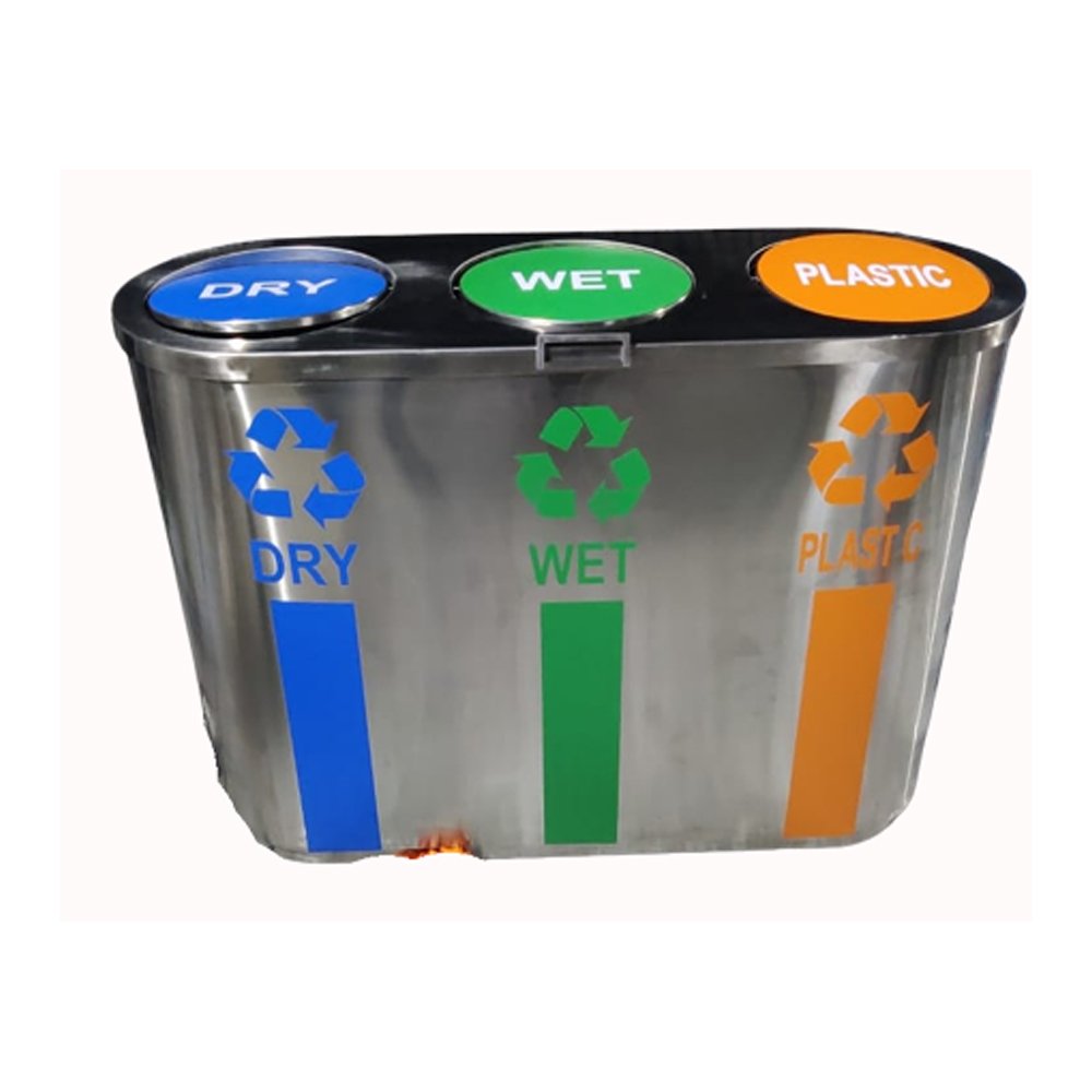 Swing Lid Trio Bin