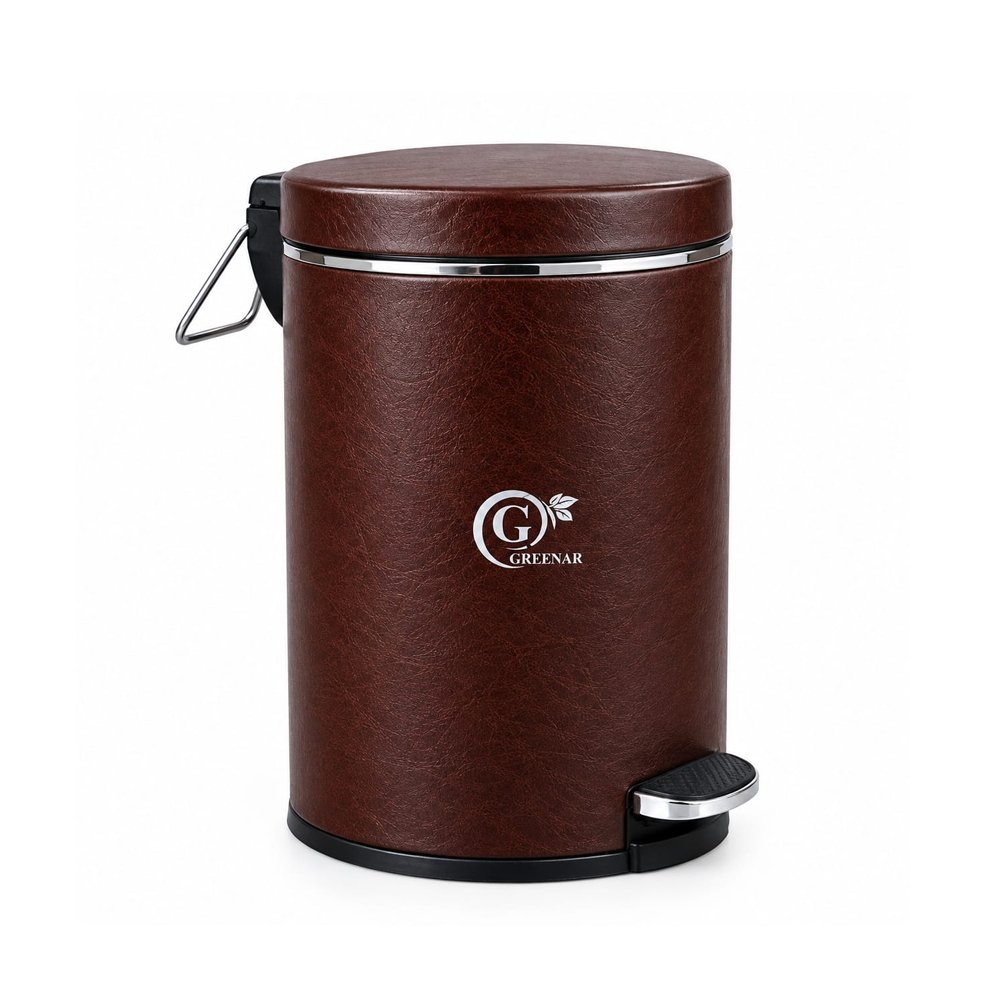 Peddle Steel Leather Bin