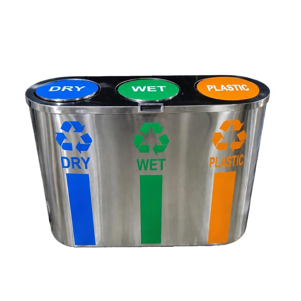 Swing Lid Trio Bin