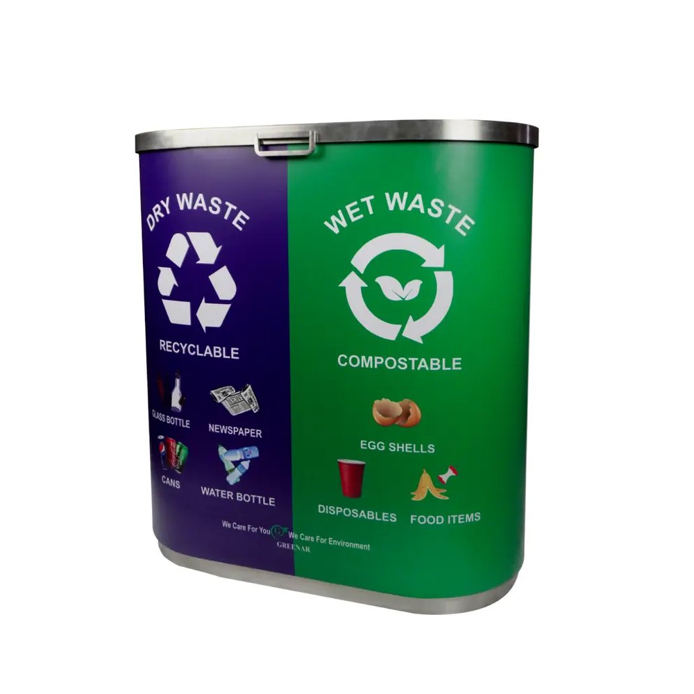Swing Lid Duo Bin